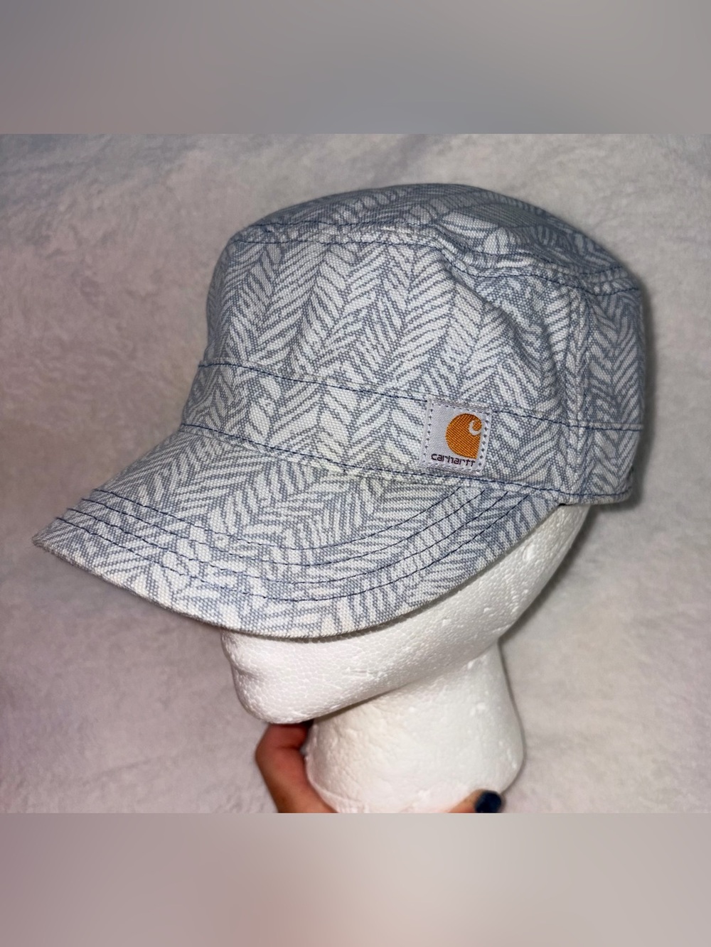 Carhartt Cadet Cap Military Style Grey & white
